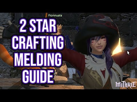 FFXIV 4.0 1180 Level 70 2 Star Crafting Melds