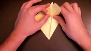 Origami dinosaur raptor