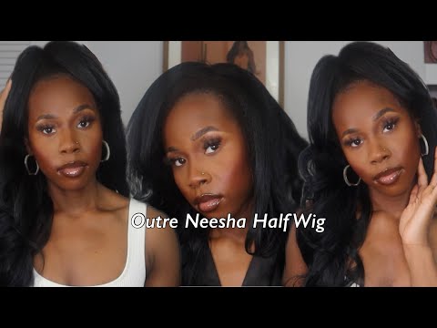 4C HAIR W/ SYNTHETIC HALF WIG?!| Outre Neesha H304 Half Wig | TaylorLoraine