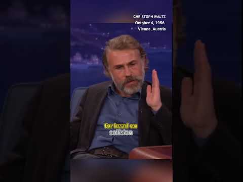 Christoph Waltz : "Germans Have No Sense of Humor" #teamcoco