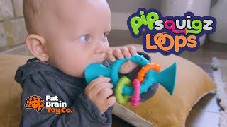 Fat Brain Hrkálka pipSquiz Loops modrá