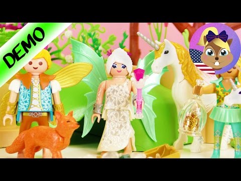 Playmobil Magical Fairy Forest with Unicorns and Precious Stones | Playmobil Assembling Play with Me
