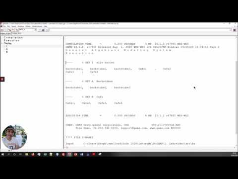 TUD GAMS - Vertiefende Aspekte der Dekl. und Def. von Entitäten - Part 3: Exercise Transport Problem