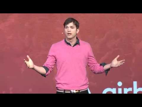 Ashton Kutcher delivers nonsensical speech and the crowd goes WILD!!!!!!!!!!!!!!!!!!!!!!!!!!!!!!!!!
