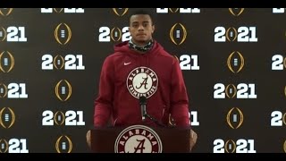 Alabama’s Patrick Surtain II discusses matchup with Ohio State in the national championship game