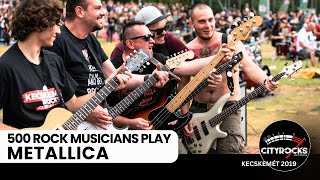 Rock Flashmob Show: 500 musicians play METALLICA - Enter Sandman (CITYROCKS)