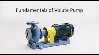 Fundamentals of Volute Pump