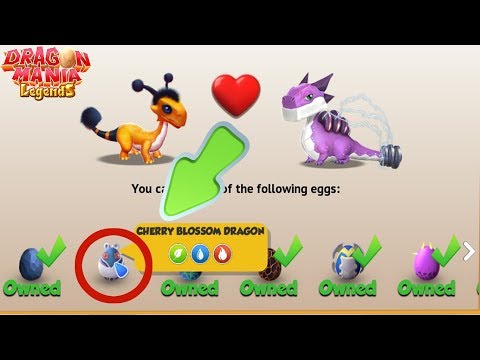 How To Breed Dragon Of The Week! (Cherry Dragon) - Dragon Mania Legends Gameplay  Part 1486 HD