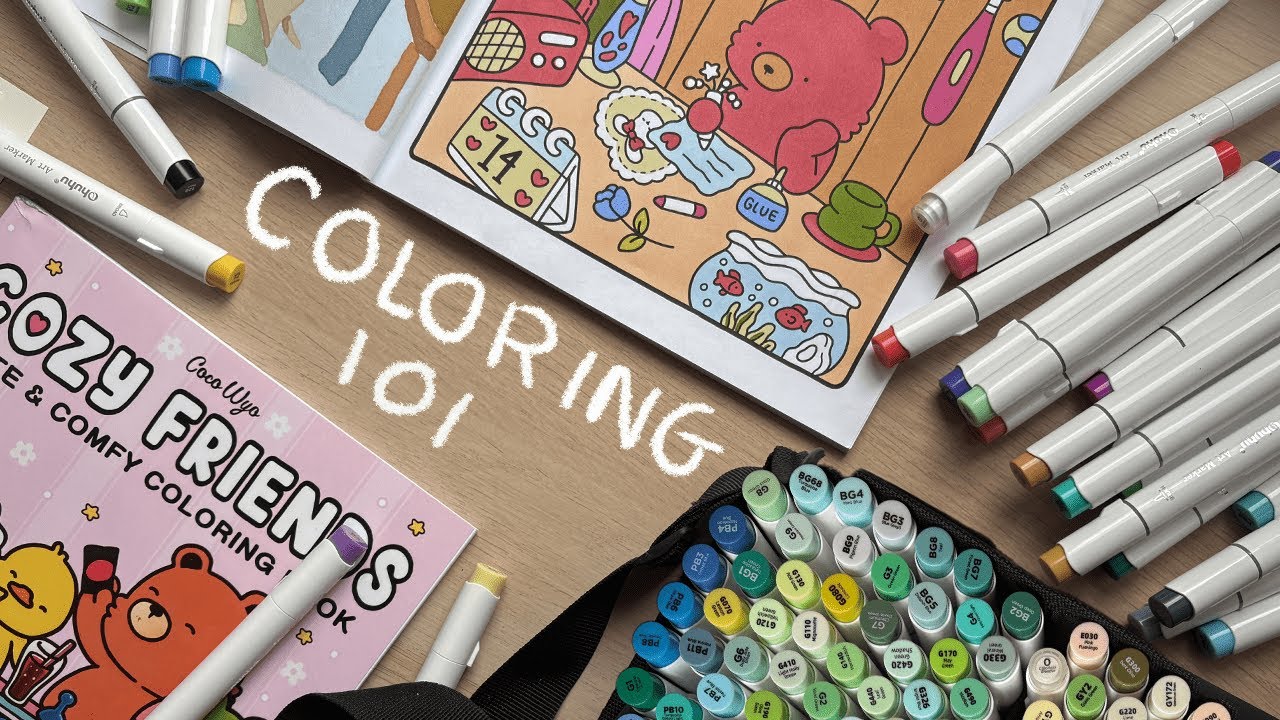 🖍️ cozy coloring 101 - my new fav hobby (everything you need to know) 🖍️