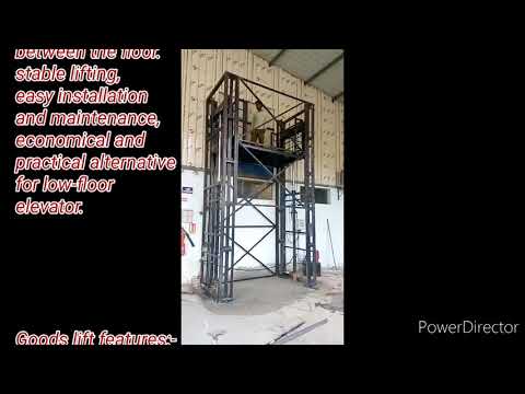 Hydraulic Goods Lift Double Mast