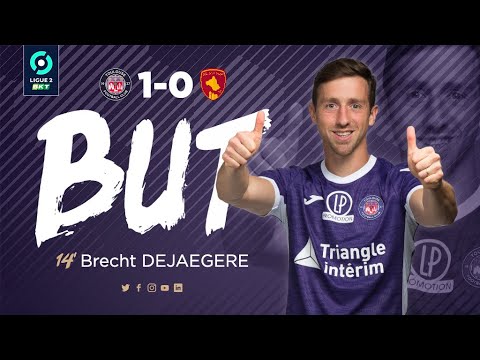 #TFCRAF L'ouverture du score de Brecht Dejaegere face à Rodez au Stadium
