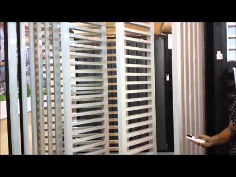 Motorised Louvers with RHS profiles
