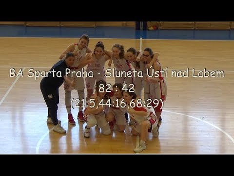 2019 0217 U15 Extraliga _ BA Sparta Praha - Sluneta Ústí nad Labem