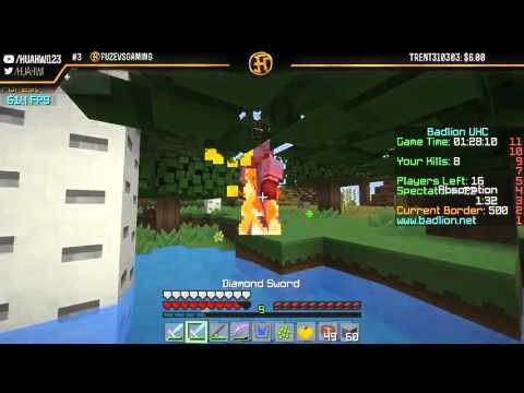 @Huahwi gets back in the game! | Crazy stream highlight (Badlion UHC)
