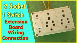 How to connect 2 sockets in 1 switch in hindi/Ek switch se 2 socket ka connection/Electric Work