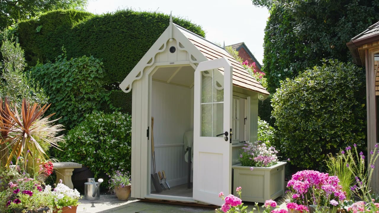 RHS Prestige Victorian Garden Shed - The Garden Trellis Company