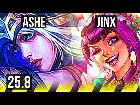 ASHE & Braum vs JINX & Rakan (ADC) | 6k comeback, 38k DMG | NA Grandmaster | 25.8