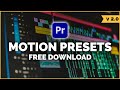 Premiere Pro Presets That Will TRANSFORM Your EDITS