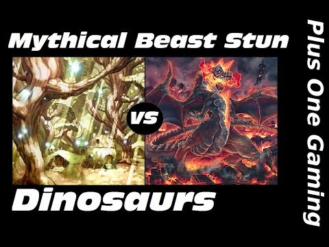 Yu-Gi-Oh! Mythical Beast Stun vs Dinosaurs - Plus One Gaming Feature Match