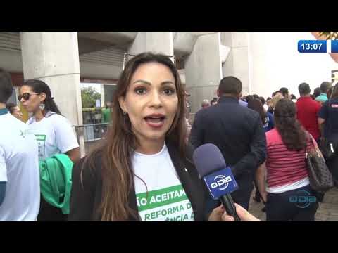 O DIA NEWS 09 12 2019  Protesto contra a reforma da prevideÌ‚ncia dos servidores estaduais