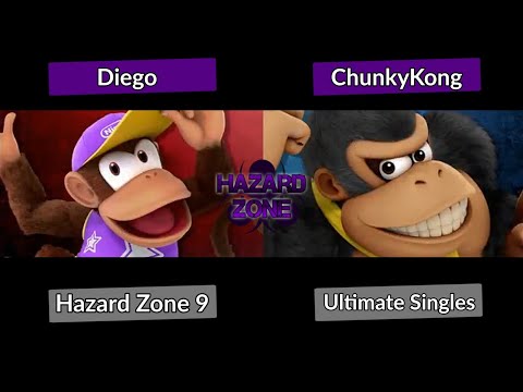 Hazard Zone 9 - Diego (Diddy Kong) vs ChunkyKong (Donkey Kong) | Smash ultimate ssbu