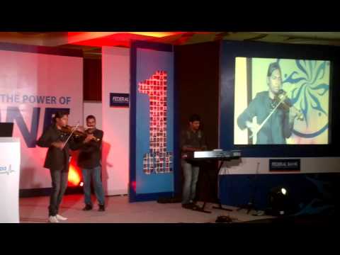 Kalinga Fusion( Trio band)Sreeranjini Raaga with Violin, Flute,Keys