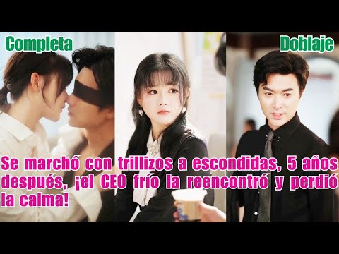 Se marchó con trillizos a escondidas, 5 años después, ¡el CEO frío la reencontró y perdió la calma!