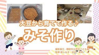 【生きもの元気通信vol.３】大豆から育てて作る♪みそ作り