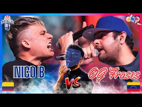 🔥NICO B HACE LO NECESARIO - NICO B VS OG FRASES 🔥| REACCION A RED BULL BATALLA ESTADOS UNIDOS 2023