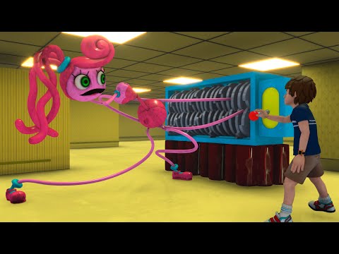 Mommy Long Legs Death in The Backrooms Scary MONSTER. Chapter 3