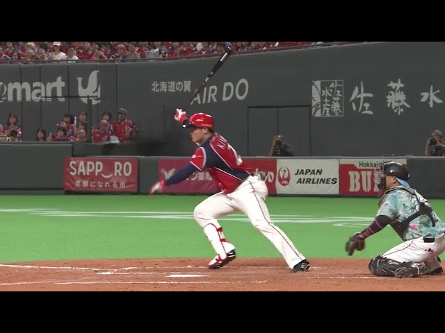 【4回裏】ファイターズ・清宮 33打席ぶりのヒットで貴重な追加点!! 2019/7/20 F-M