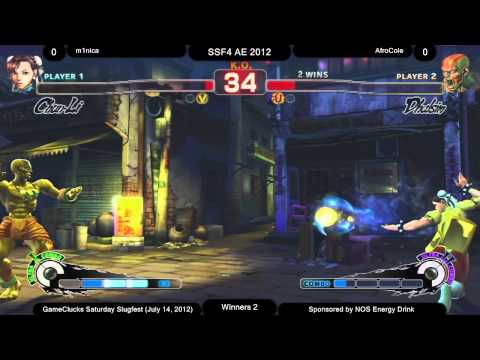 m1nica (CH) vs AfroCole (DH) - AE 2012 - GameClucks Saturday Slugfest