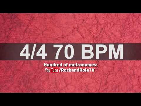🔴 70 BPM Kick and Hi Hat Metronome