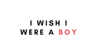 Cover art for I wish I Where a Boy