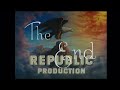 The End A Republic Production 1952