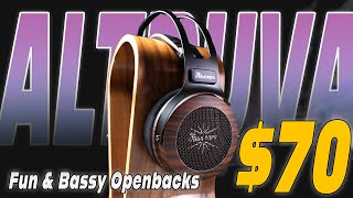 Kiwi Ears Altruva Review // Fun, Bassy Openback Headphones for $69
