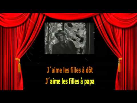 Karaoké Jacques Dutronc  - J'aime les filles