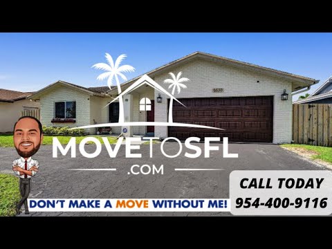 SINGLE FAMILY HOME IN TAMARAC FLORIDA HOME FOR SALE!