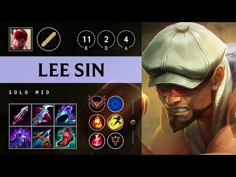Lee Sin Mid vs Katarina: Dominating - EUW Grandmaster Patch 14.18