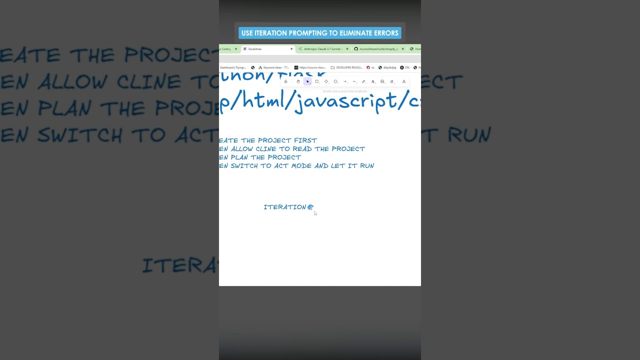 How to Use Iteration Prompting to Eliminate Errors #promptengineering #ai #claudeai #cline #vscode