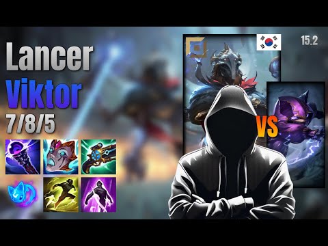 Lancer Top Viktor vs Kennen lol KR solo rank Full Game 15.2 | 랜서 빅토르 vs 케넨