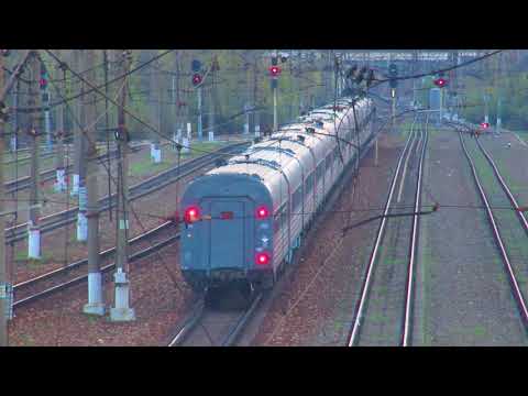 Электровоз ЭП20-042 с поездом№741В Москва-Брянск станция Бекасово-1 2.05.2019
