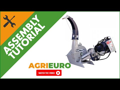 BullMach ZEUS 150 H-PTO - Tractor Garden Shredder - with self-feeding rollers - Assembly tutorial