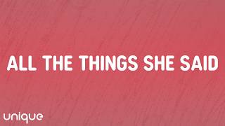 Download lagu t.A.T.u. - All The Things She Said (Lyrics) mp3