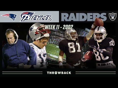 The Raiders' Revenge! (Patriots vs. Raiders 2002, Week 11)