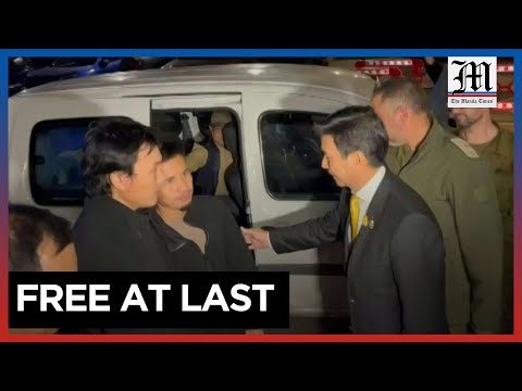 Two released Thai hostages arrive at Israeli hospital