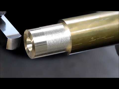 Ornamental Lathe Work --- A Brass Cannon Barrel