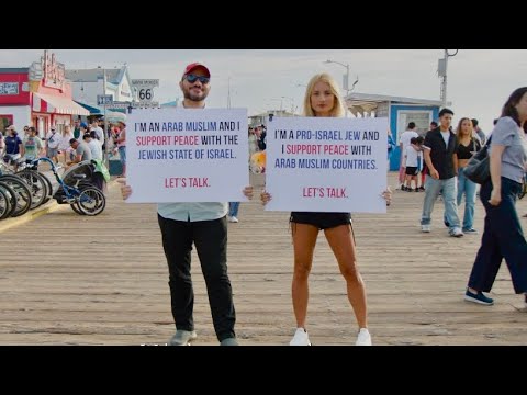 Muslims, Jews, Arabs, and Israelis UNITED?!? - Montana Tucker and Loay Alshareef