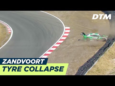 Reifenplatzer beendet Nico Müller's Rennen - DTM Zandvoort 2018