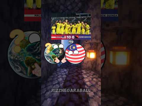 Negara yang pernah kena BANT*I sama timnas Malaysia?!!#countryballs